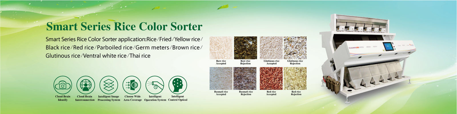 rijst kleur sorter