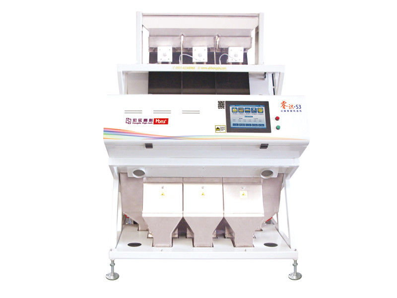 3 Channels Rice Color Sorter Machine For Long Grain Parboiled Sticky